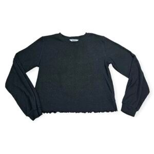 BB Dakota by Steve Madden long sleeve medium black top. EUC-only wore twice